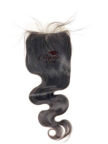 Wavy Silk Closure 4 by 4